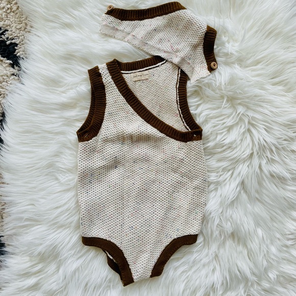 Fin & Vince Knit Confetti Romper - Picture 4 of 7